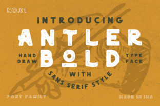 Antler Bold Typeface for Modern Brand Identity Projects