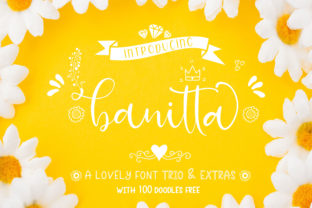 Banitta Family: A Sweet Script Handwritten Typeface for Editorial Design