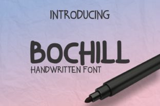 Bochill: A Sweet Script Handwritten Font for Engaging Campaign Visuals