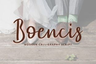 Boencis: The Script Handwritten Font for Luxurious Brand Identity