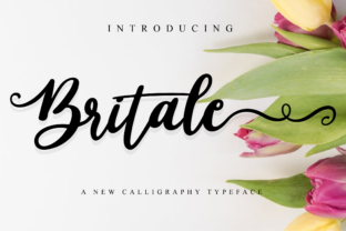 Britale Script: A Romantic Typeface for Elegant Web Design