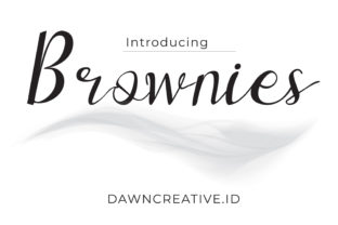 Brownies: The Sweet Script Font for Cohesive Small Business Branding