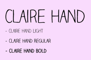 Claire Hand: A Beautiful Script Typeface for Elegant Branding