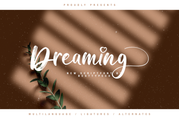 Dreaming Script Font for Campaign Design