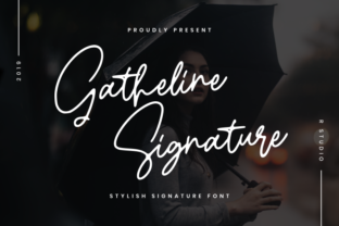 Gatheline Script Font Review for Social Campaigns