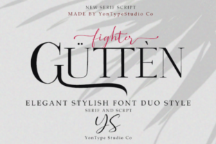 Gutten Fighter Duo: The Serif Typeface for Elegant Editorial Design