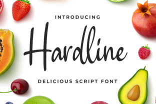 Hardline: A Modern Script Font for Real Brand Identity Projects