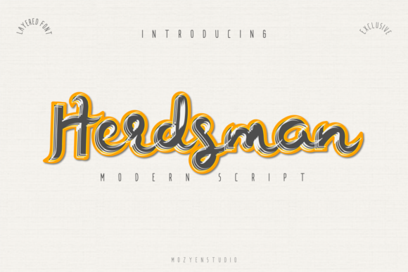 Herdsman: A Modern Script Font for Digital Branding