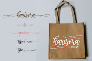 Karisma Typeface: A Romantic Script for Handmade Branding