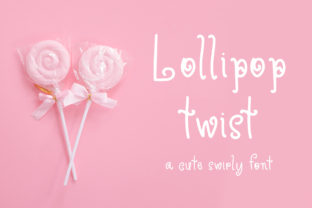 Lollipop Twist: A Fun Swirly Font for Handmade Product Branding