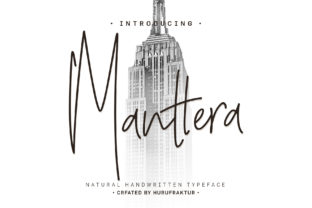 Manterra Font: Authentic Handwritten Script for Modern Web Design