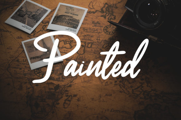 Painted Free Download: A Unique Script Handwritten Font