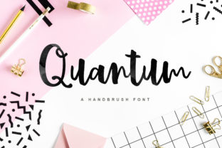 Quantum: A Unique Brush Handwritten Font for Digital Branding