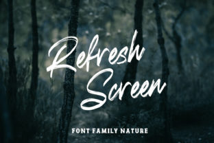 Refresh Screen Typeface for Modern Web Design