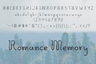 Romance Memory: The Script Handwritten Font for Elegant Branding