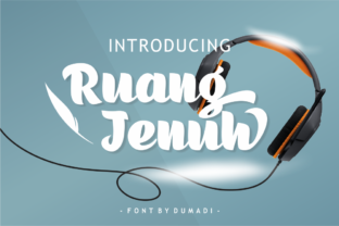 Ruang Jenuh: A Fresh Handwritten Font for Editorial Branding