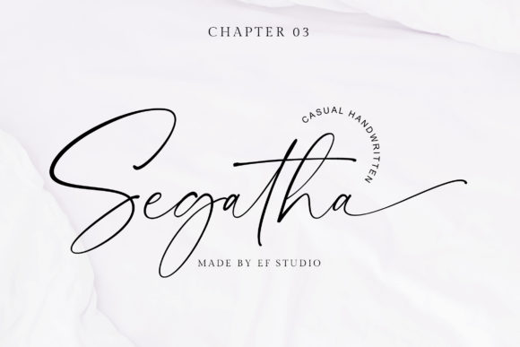 Segatha Script Handwritten Font for Authentic Branding