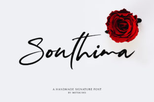 Southima: A Luxurious Script Font for Editorial Design