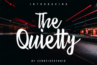 The Quietty: A Modern Script Handwritten Font for Authentic Digital Branding