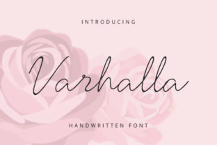 Varhalla: A Fresh Script Handwritten Font for Creative Branding